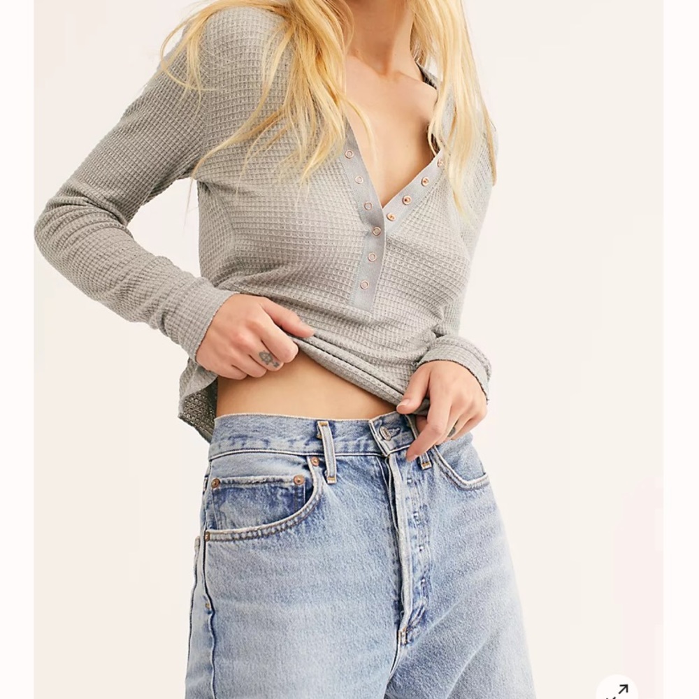 Free People One of The Girl Henley